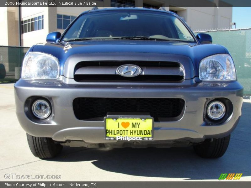 Nautical Blue / Beige 2006 Hyundai Santa Fe GLS