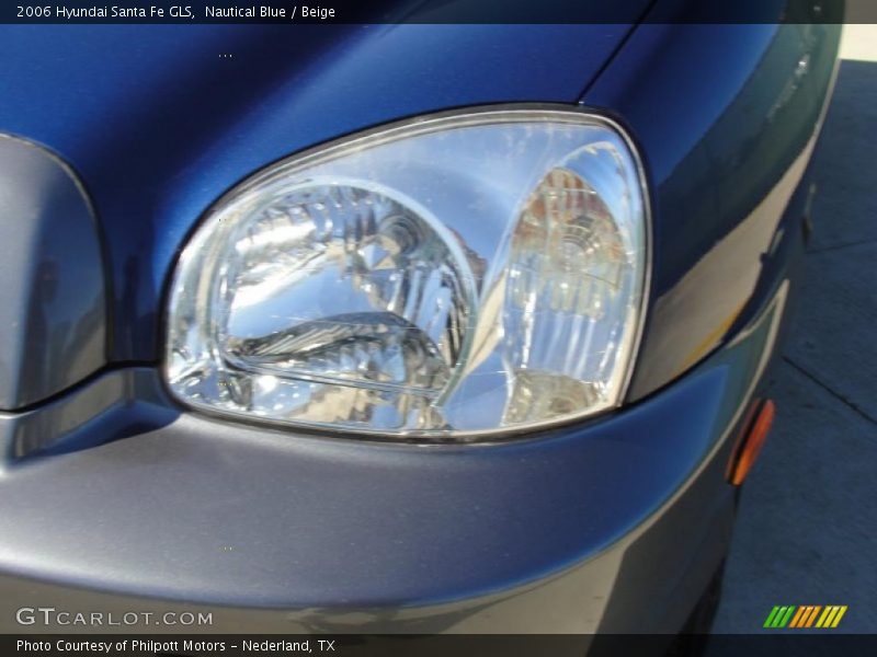 Nautical Blue / Beige 2006 Hyundai Santa Fe GLS