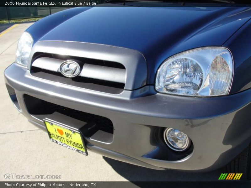 Nautical Blue / Beige 2006 Hyundai Santa Fe GLS