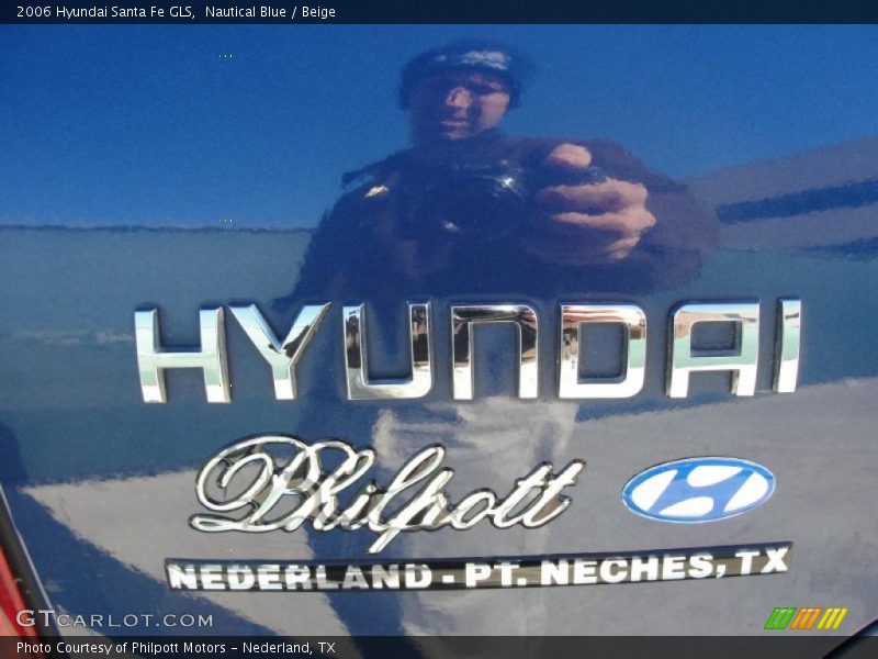 Nautical Blue / Beige 2006 Hyundai Santa Fe GLS
