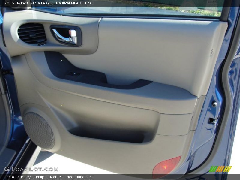 Nautical Blue / Beige 2006 Hyundai Santa Fe GLS