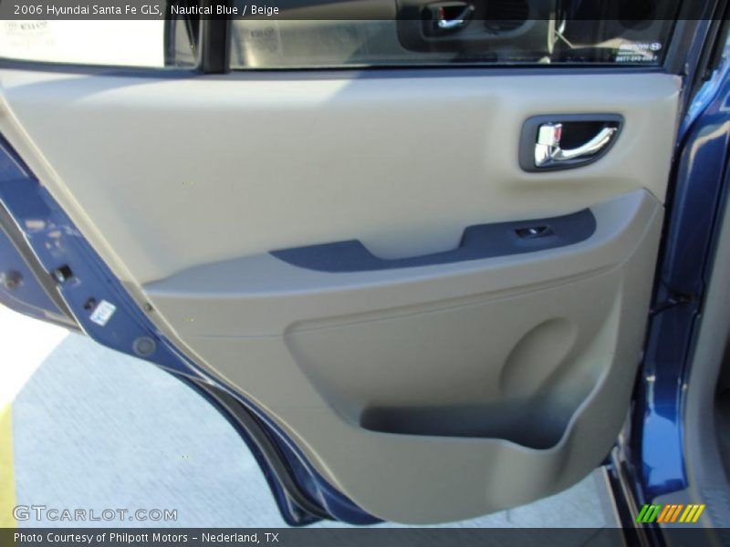 Nautical Blue / Beige 2006 Hyundai Santa Fe GLS