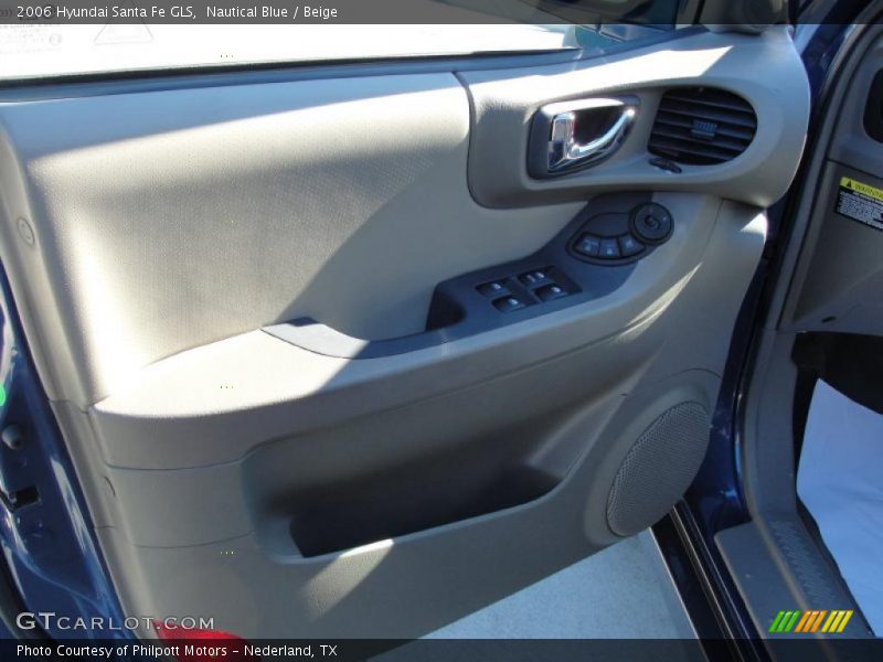 Nautical Blue / Beige 2006 Hyundai Santa Fe GLS