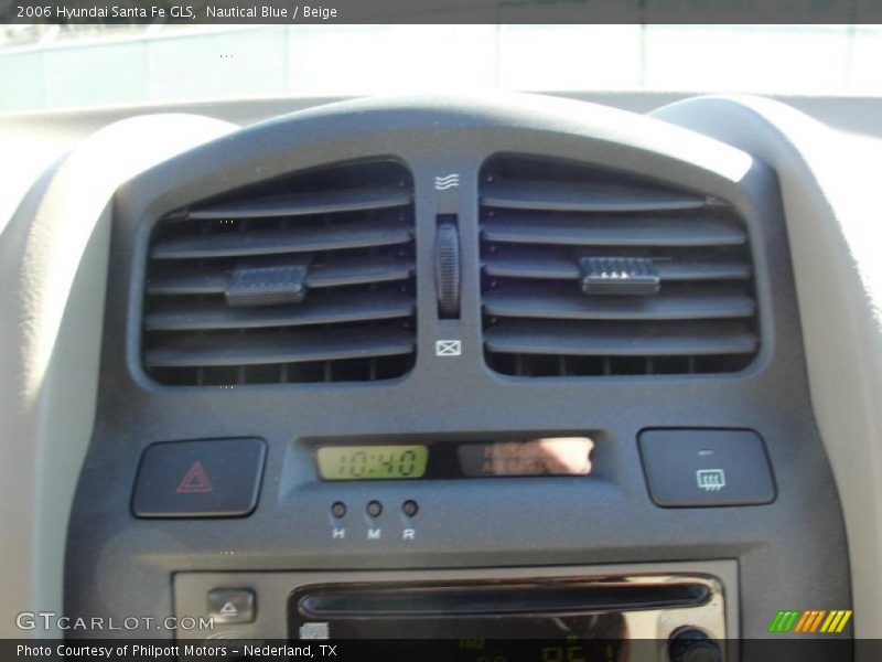 Nautical Blue / Beige 2006 Hyundai Santa Fe GLS