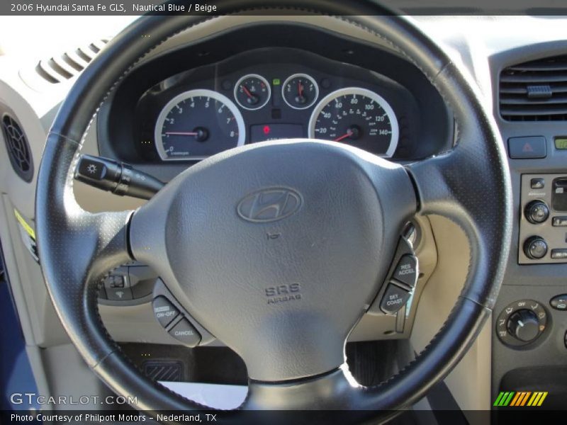 Nautical Blue / Beige 2006 Hyundai Santa Fe GLS