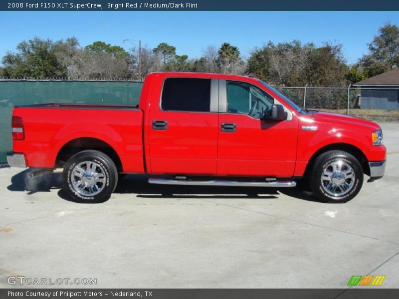 Bright Red / Medium/Dark Flint 2008 Ford F150 XLT SuperCrew