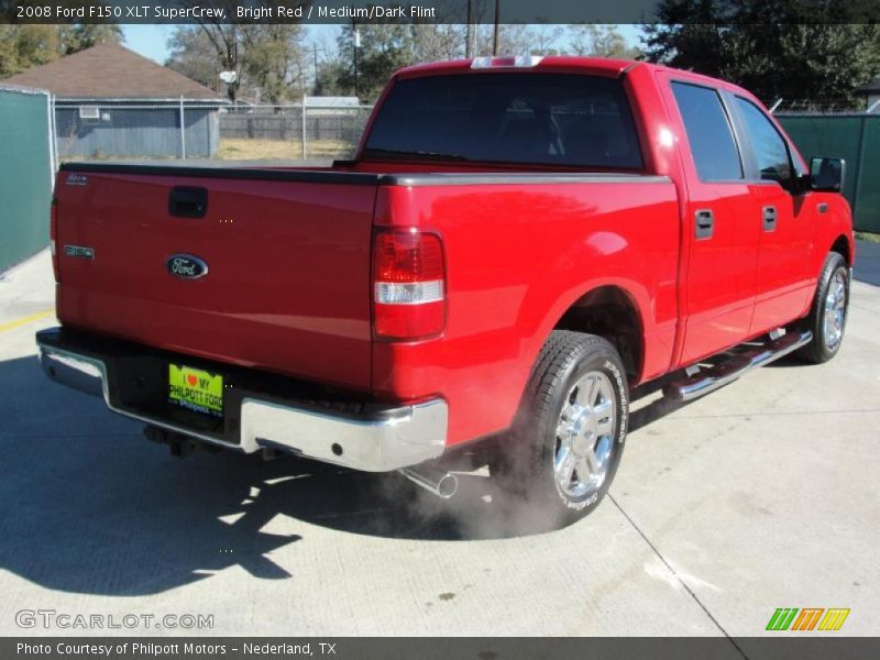 Bright Red / Medium/Dark Flint 2008 Ford F150 XLT SuperCrew