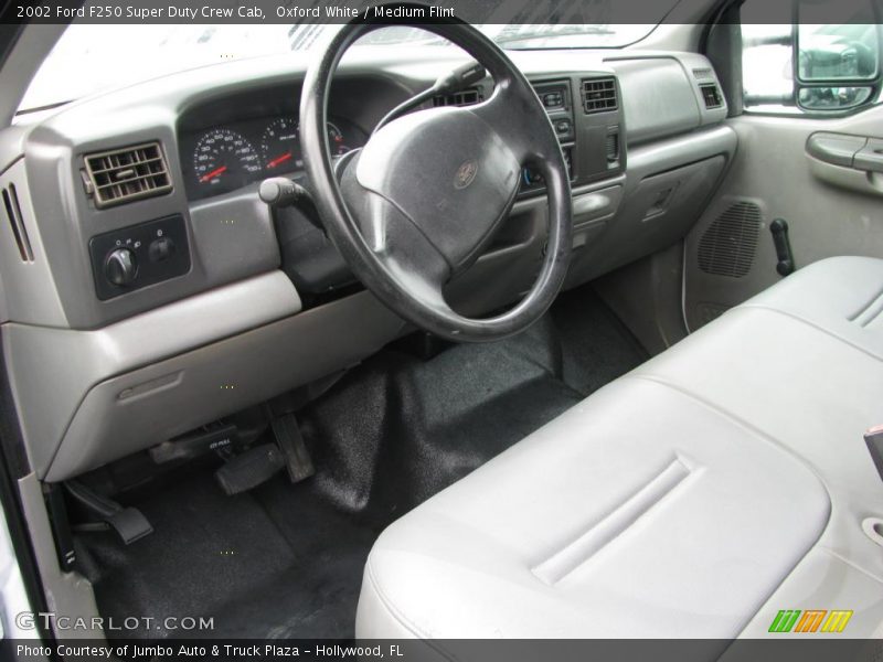  2002 F250 Super Duty Crew Cab Medium Flint Interior