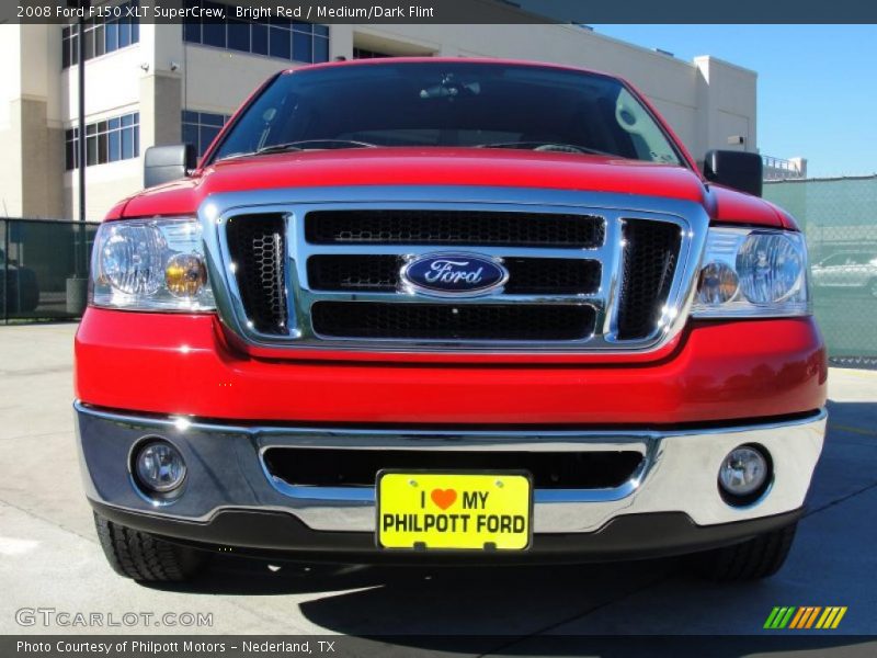 Bright Red / Medium/Dark Flint 2008 Ford F150 XLT SuperCrew