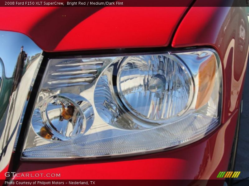 Bright Red / Medium/Dark Flint 2008 Ford F150 XLT SuperCrew