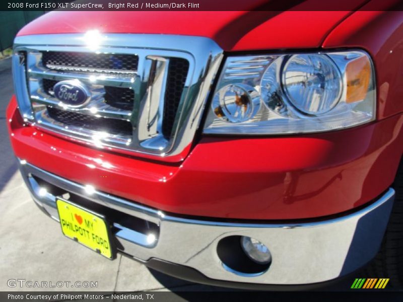Bright Red / Medium/Dark Flint 2008 Ford F150 XLT SuperCrew