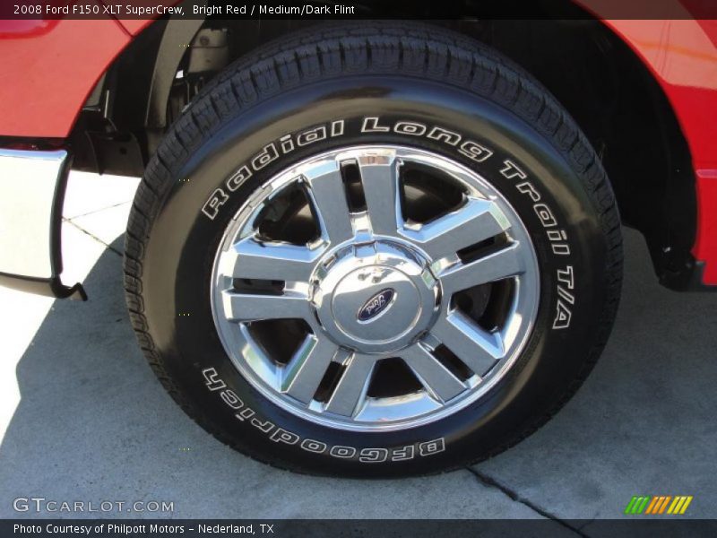 Bright Red / Medium/Dark Flint 2008 Ford F150 XLT SuperCrew