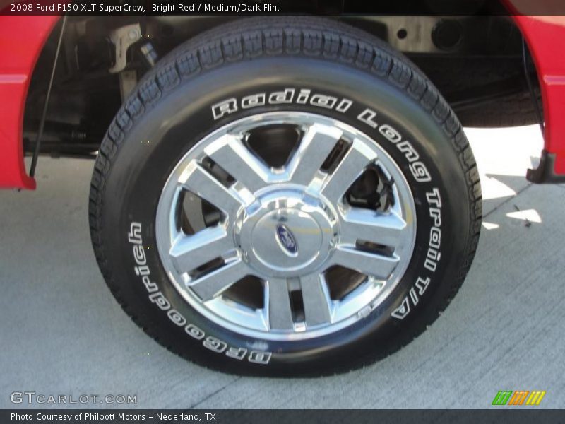 Bright Red / Medium/Dark Flint 2008 Ford F150 XLT SuperCrew