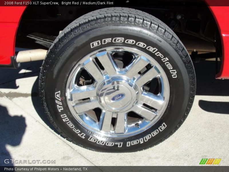 Bright Red / Medium/Dark Flint 2008 Ford F150 XLT SuperCrew