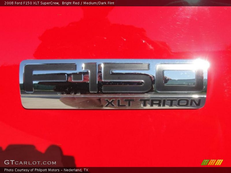 Bright Red / Medium/Dark Flint 2008 Ford F150 XLT SuperCrew