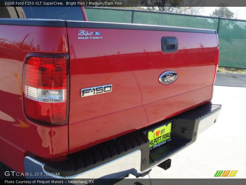 Bright Red / Medium/Dark Flint 2008 Ford F150 XLT SuperCrew
