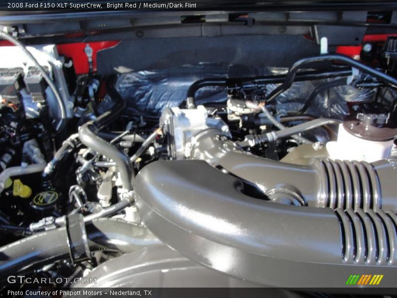 Bright Red / Medium/Dark Flint 2008 Ford F150 XLT SuperCrew