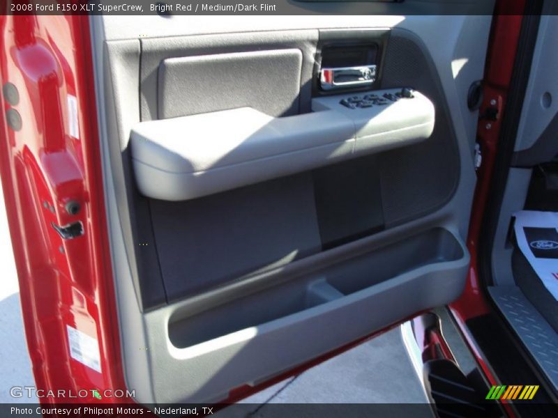 Bright Red / Medium/Dark Flint 2008 Ford F150 XLT SuperCrew