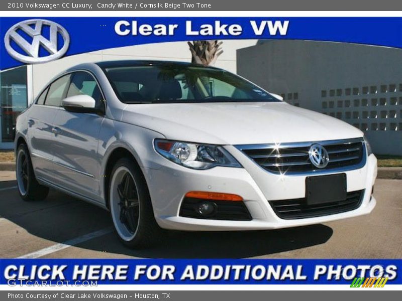 Candy White / Cornsilk Beige Two Tone 2010 Volkswagen CC Luxury