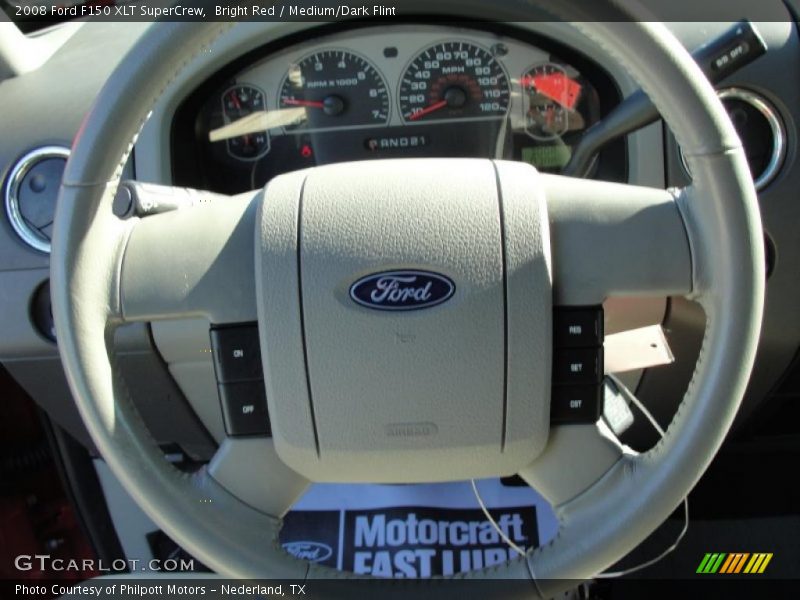 Bright Red / Medium/Dark Flint 2008 Ford F150 XLT SuperCrew