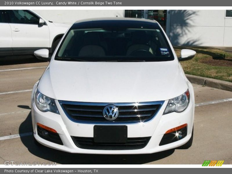 Candy White / Cornsilk Beige Two Tone 2010 Volkswagen CC Luxury