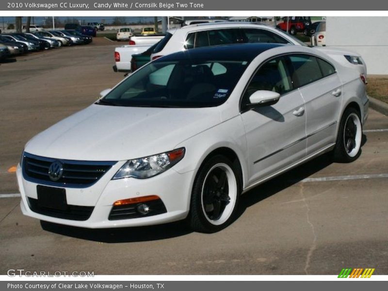 Candy White / Cornsilk Beige Two Tone 2010 Volkswagen CC Luxury