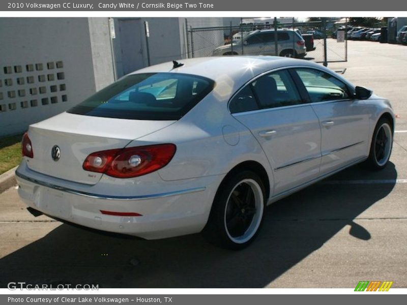 Candy White / Cornsilk Beige Two Tone 2010 Volkswagen CC Luxury