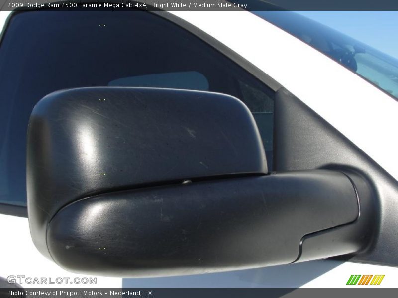Bright White / Medium Slate Gray 2009 Dodge Ram 2500 Laramie Mega Cab 4x4