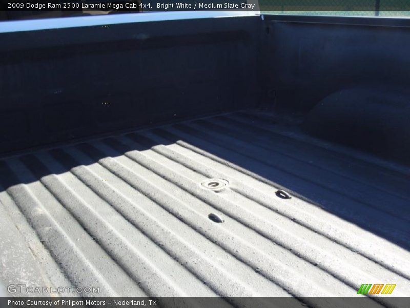 Bright White / Medium Slate Gray 2009 Dodge Ram 2500 Laramie Mega Cab 4x4