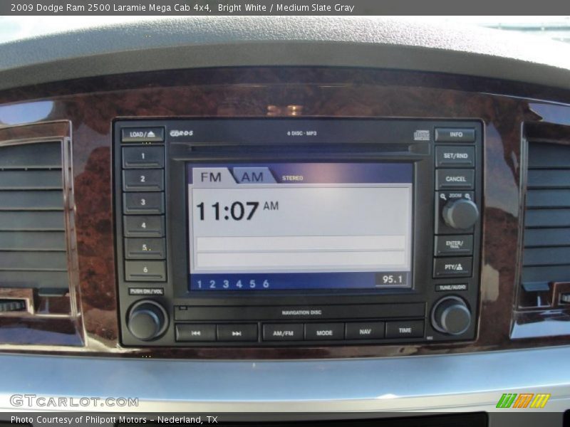 Controls of 2009 Ram 2500 Laramie Mega Cab 4x4