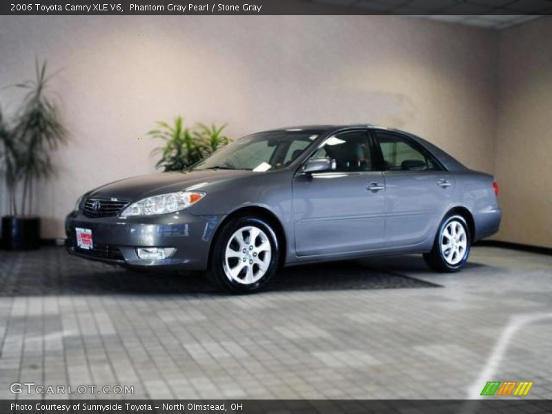 Phantom Gray Pearl / Stone Gray 2006 Toyota Camry XLE V6