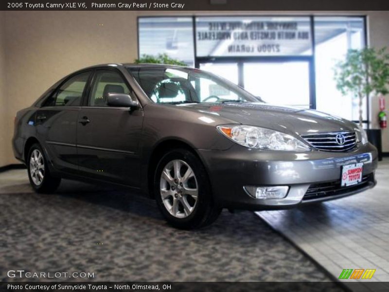 Phantom Gray Pearl / Stone Gray 2006 Toyota Camry XLE V6