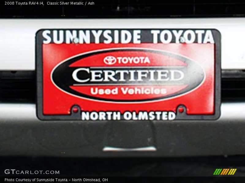Classic Silver Metallic / Ash 2008 Toyota RAV4 I4