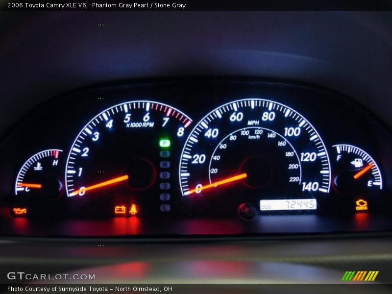  2006 Camry XLE V6 XLE V6 Gauges