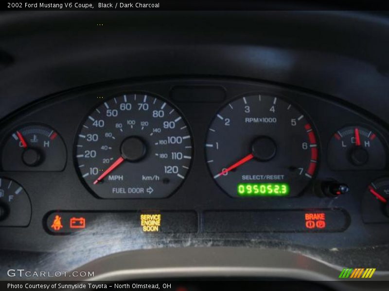  2002 Mustang V6 Coupe V6 Coupe Gauges