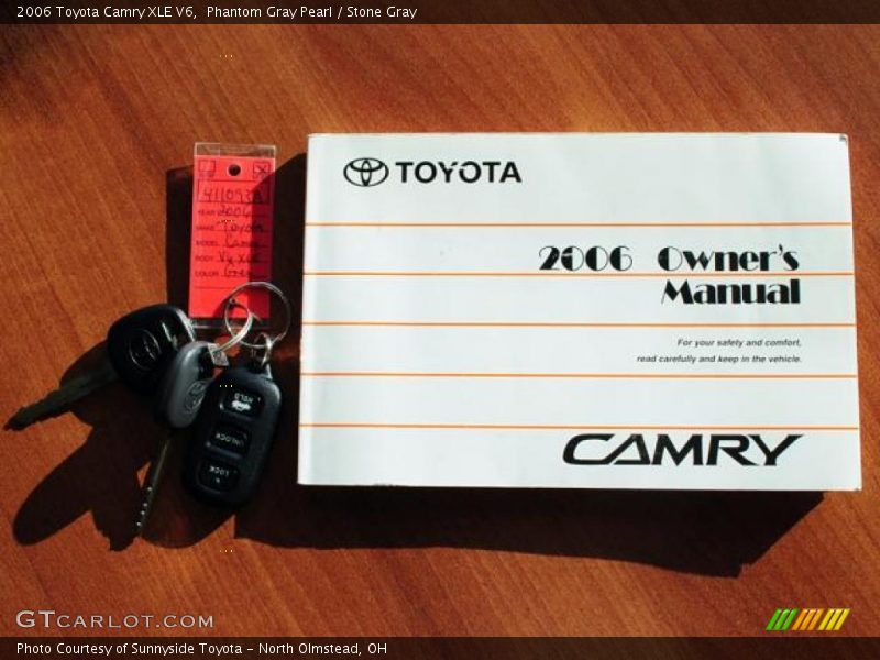 Phantom Gray Pearl / Stone Gray 2006 Toyota Camry XLE V6