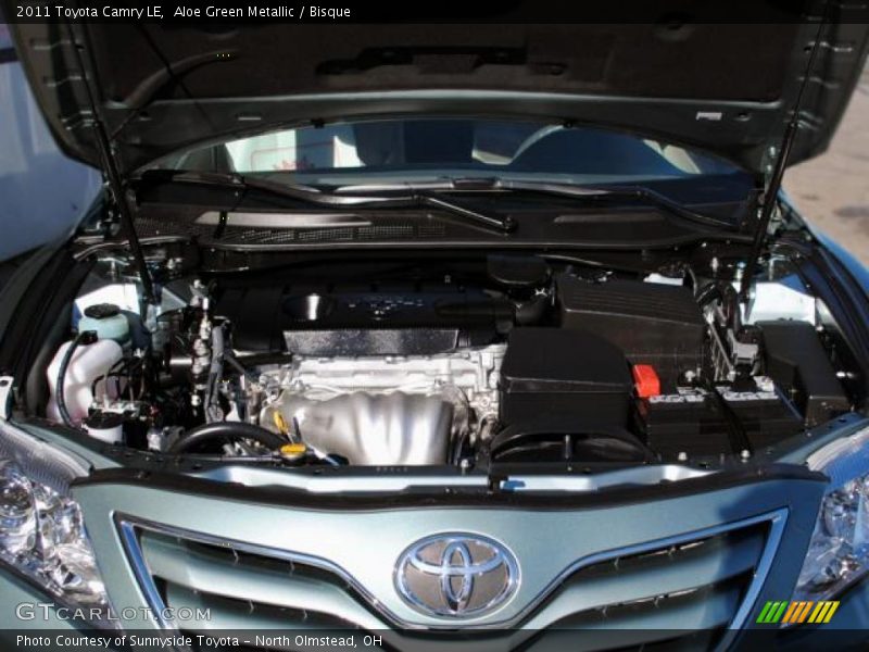 Aloe Green Metallic / Bisque 2011 Toyota Camry LE