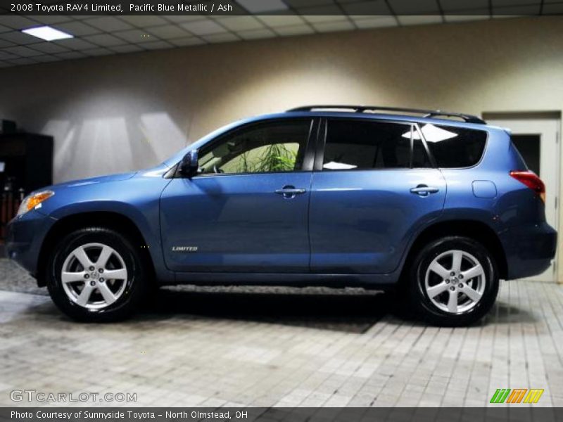 Pacific Blue Metallic / Ash 2008 Toyota RAV4 Limited