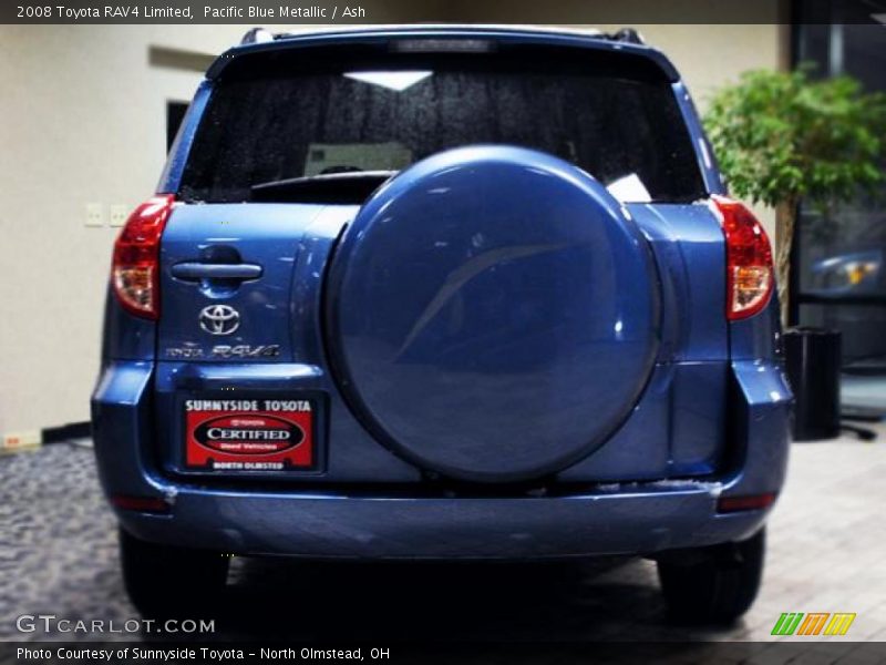 Pacific Blue Metallic / Ash 2008 Toyota RAV4 Limited