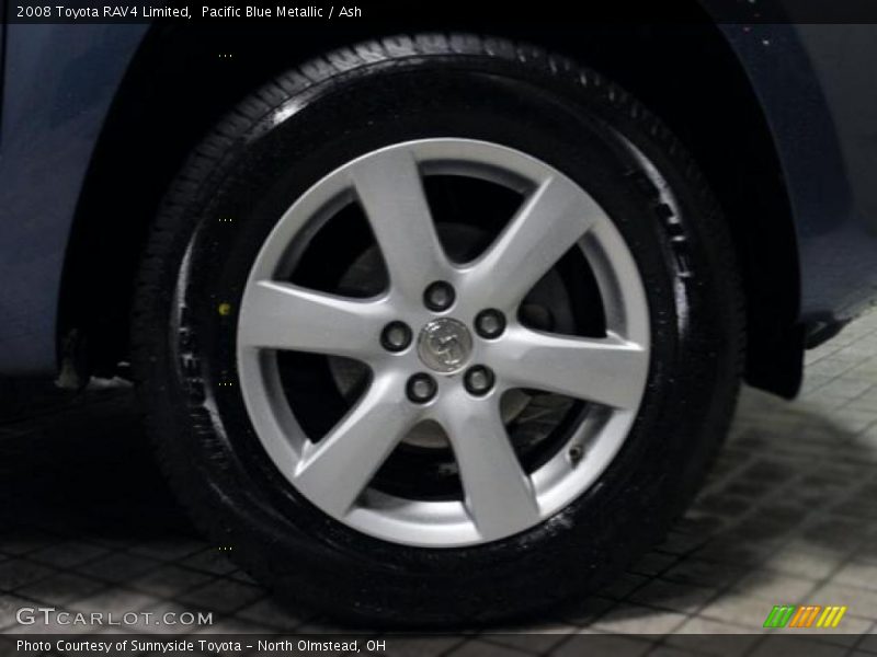 Pacific Blue Metallic / Ash 2008 Toyota RAV4 Limited