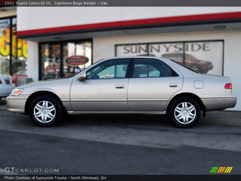 Cashmere Beige Metallic / Oak 2001 Toyota Camry LE V6
