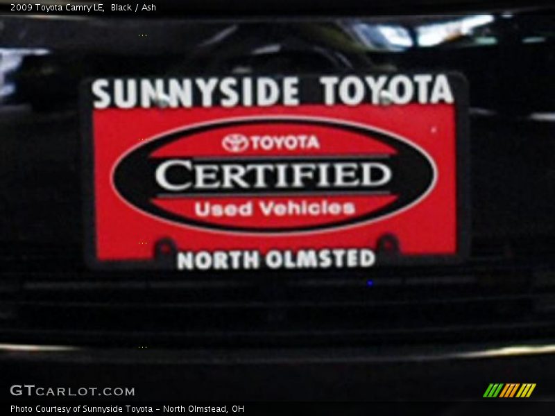 Black / Ash 2009 Toyota Camry LE