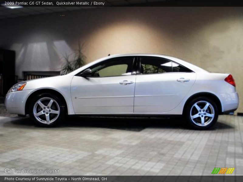 Quicksilver Metallic / Ebony 2009 Pontiac G6 GT Sedan