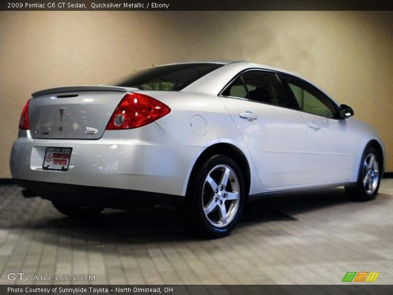 Quicksilver Metallic / Ebony 2009 Pontiac G6 GT Sedan