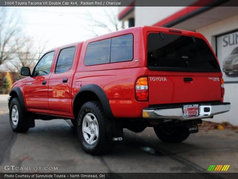 Radiant Red / Charcoal 2004 Toyota Tacoma V6 Double Cab 4x4