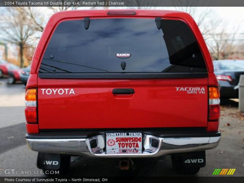 Radiant Red / Charcoal 2004 Toyota Tacoma V6 Double Cab 4x4
