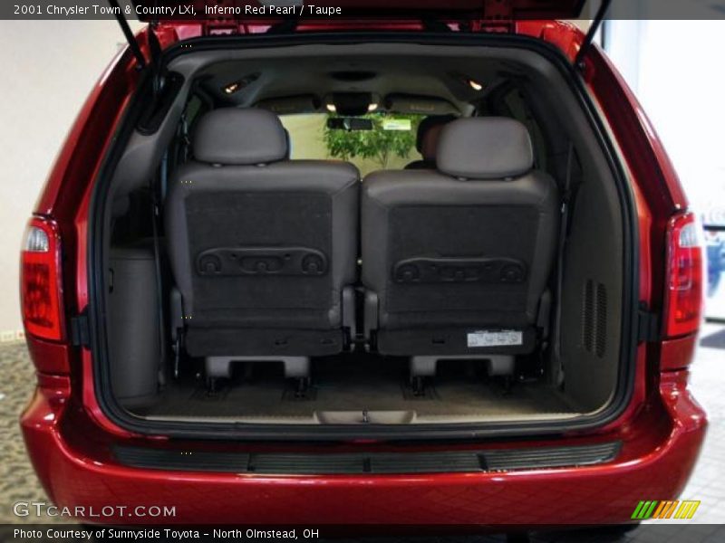 Inferno Red Pearl / Taupe 2001 Chrysler Town & Country LXi