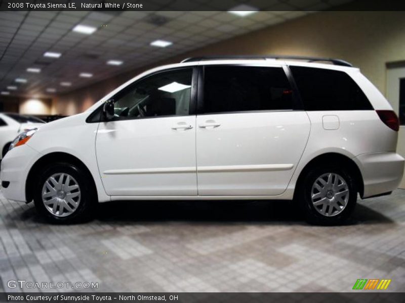 Natural White / Stone 2008 Toyota Sienna LE