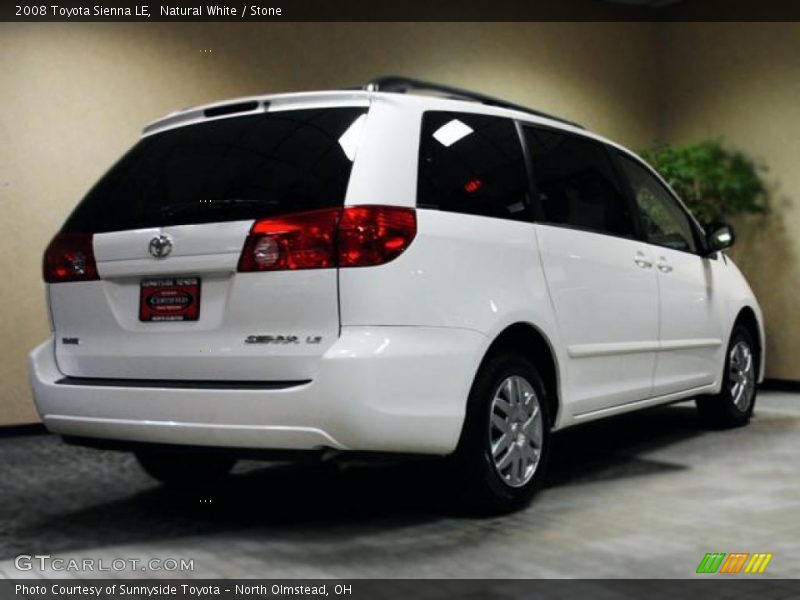 Natural White / Stone 2008 Toyota Sienna LE