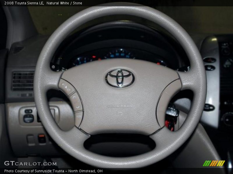 Natural White / Stone 2008 Toyota Sienna LE